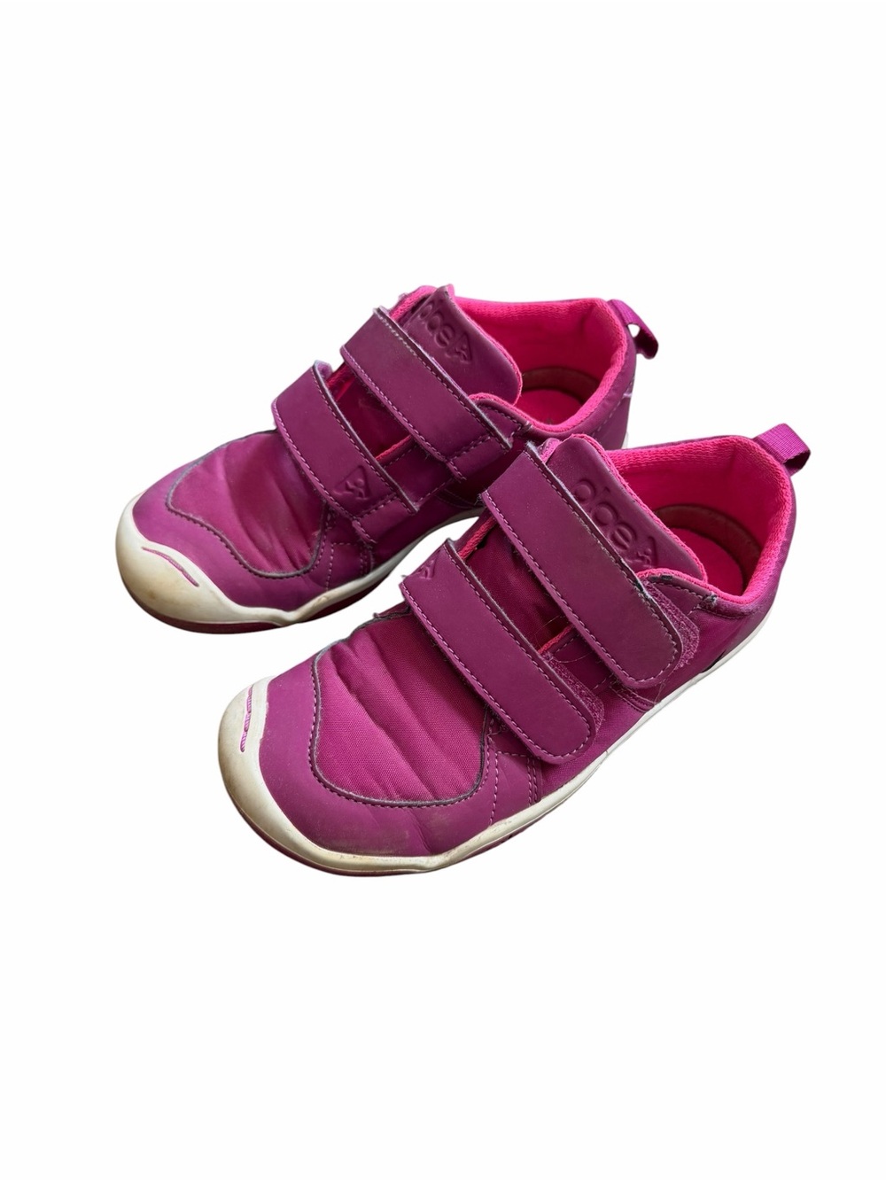 PLAE Lucien Magenta Pink Velcro Sneakers Sz 12